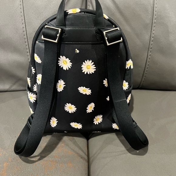Kate Spade Black Floral Backpack